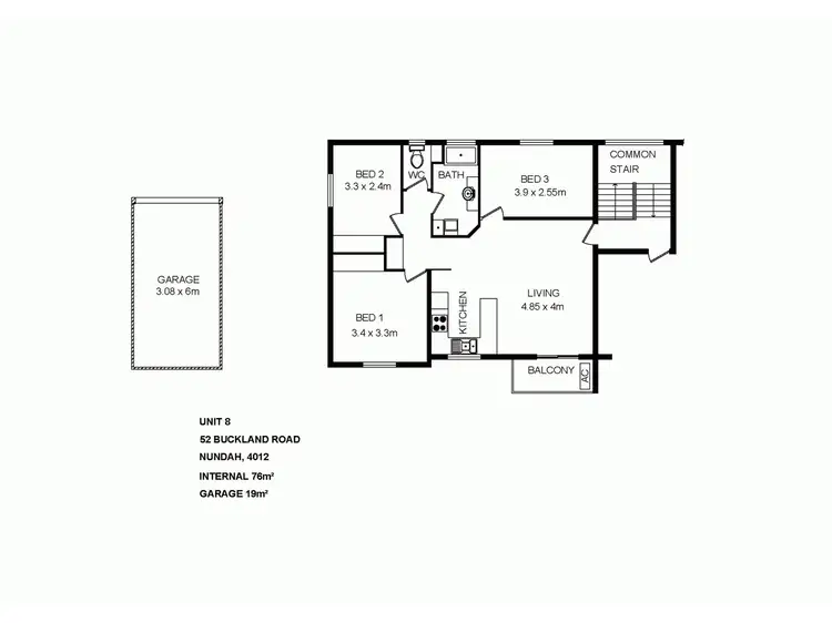 Floorplan of Homely apartment listing, 8/52 Buckland Road, Nundah QLD 4012