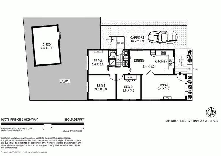 Floorplan of Homely house listing, 40/278 Princes Highway, Bomaderry NSW 2541