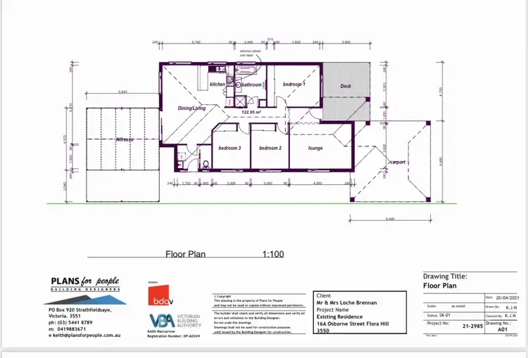 Floorplan of Homely house listing, 116A Osborne street, Spring Gully VIC 3550