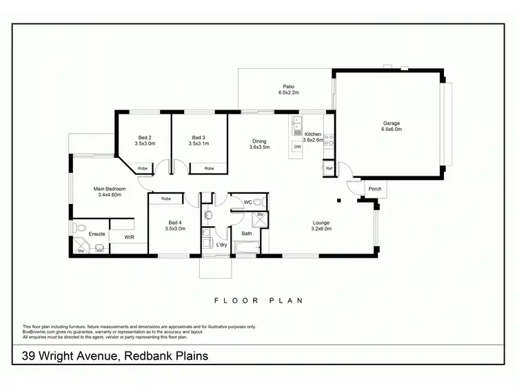 Floorplan of Homely house listing, 39 Wright Avenue, Redbank Plains QLD 4301