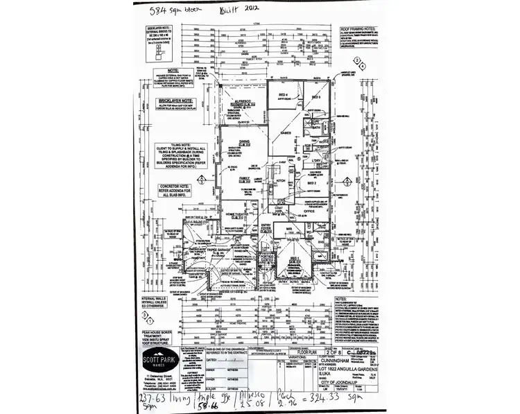 Floorplan of Homely house listing, 23 Anguilla Gardens, Iluka WA 6028