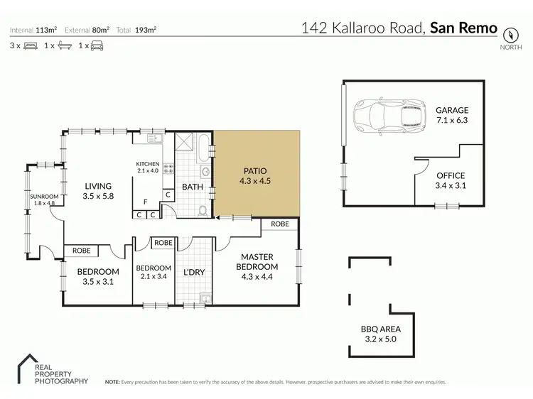 Floorplan of Homely house listing, 142 Kallaroo Road, San Remo NSW 2262