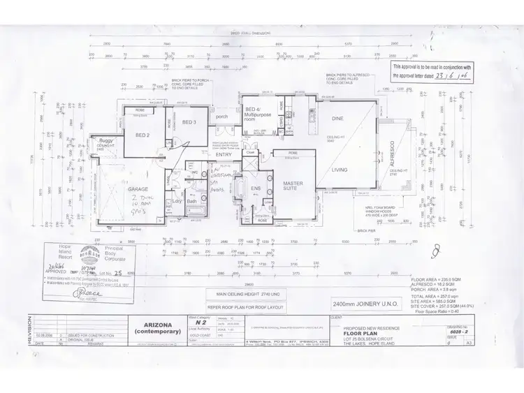 Floorplan of Homely house listing, 6122 Bolsena Circuit, Hope Island QLD 4212
