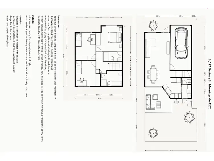 Floorplan of Homely townhouse listing, 3/27 Deviney Street, Morningside QLD 4170