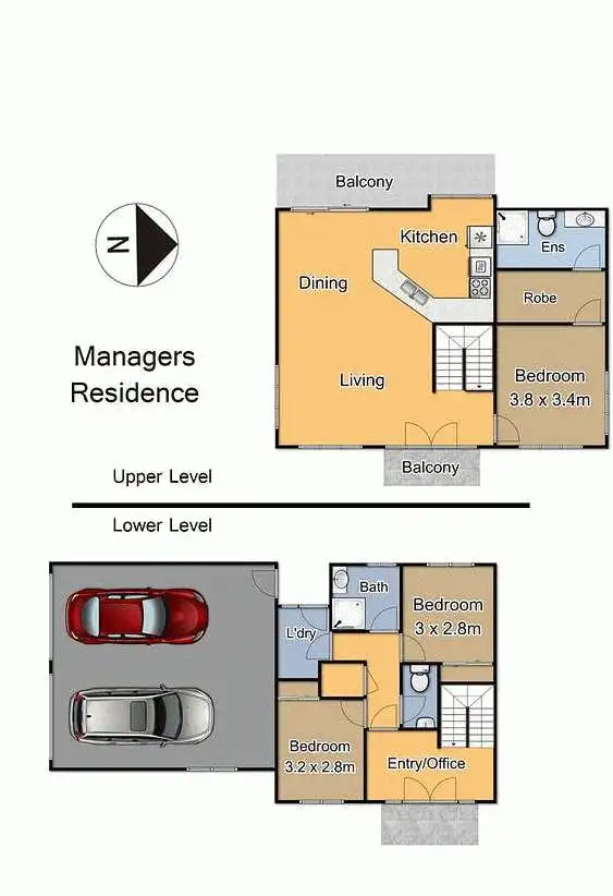 Floorplan of Homely unit listing, 8/32-34 Munn Street, Merimbula NSW 2548