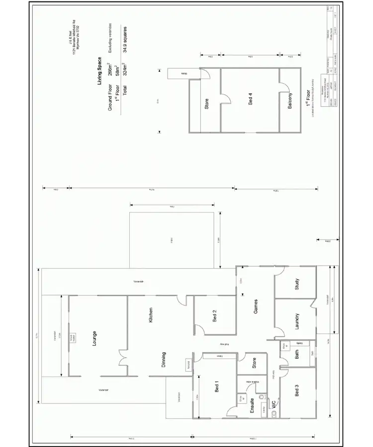 Floorplan of Homely rural property listing, 1121 Benalla-Whitfield Road, Myrrhee VIC 3732