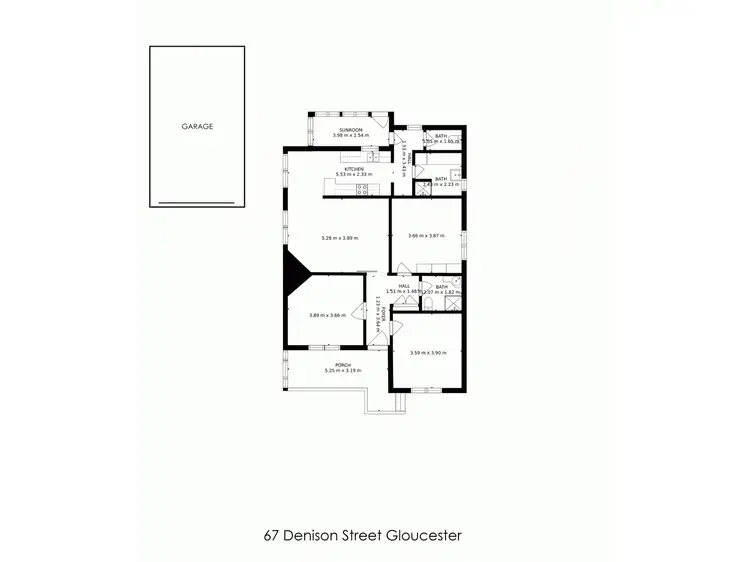 Floorplan of Homely house listing, 67 Denison Street, Gloucester NSW 2422