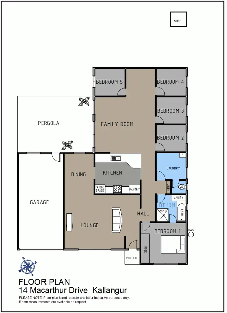 Floorplan of Homely house listing, 14 Macarthur Drive, Kallangur QLD 4503