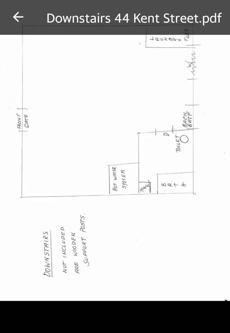 Floorplan of Homely house listing, 44 Kent Street, Rockhampton City QLD 4700
