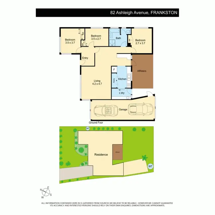 Floorplan of Homely house listing, 82 Ashleigh Avenue, Frankston VIC 3199