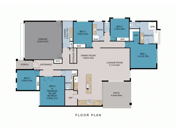 Floorplan of Homely house listing, 2 Burrell Court, Armidale NSW 2350