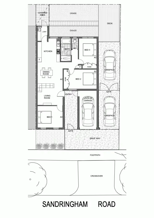 Floorplan of Homely townhouse listing, 3/21 Codrington Street, Sandringham VIC 3191