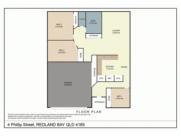 Floorplan of Homely house listing, 34 Phillip Street, Redland Bay QLD 4165