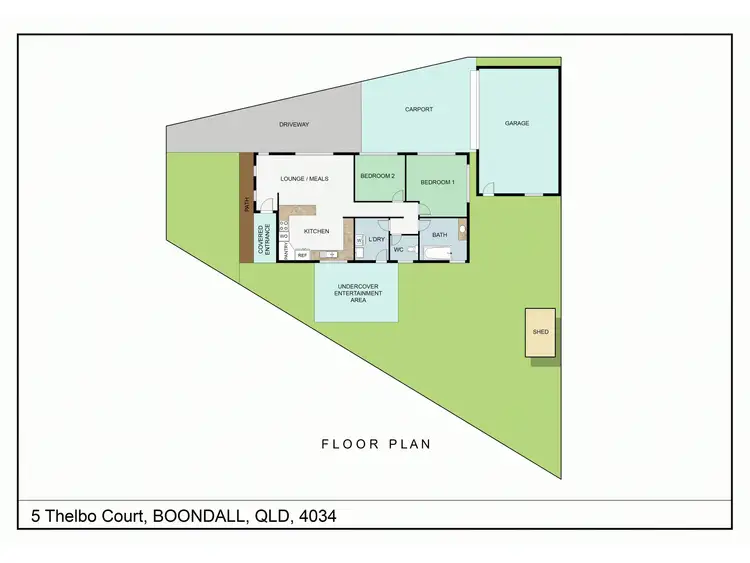 Floorplan of Homely house listing, 5 Thelbo Court, Boondall QLD 4034