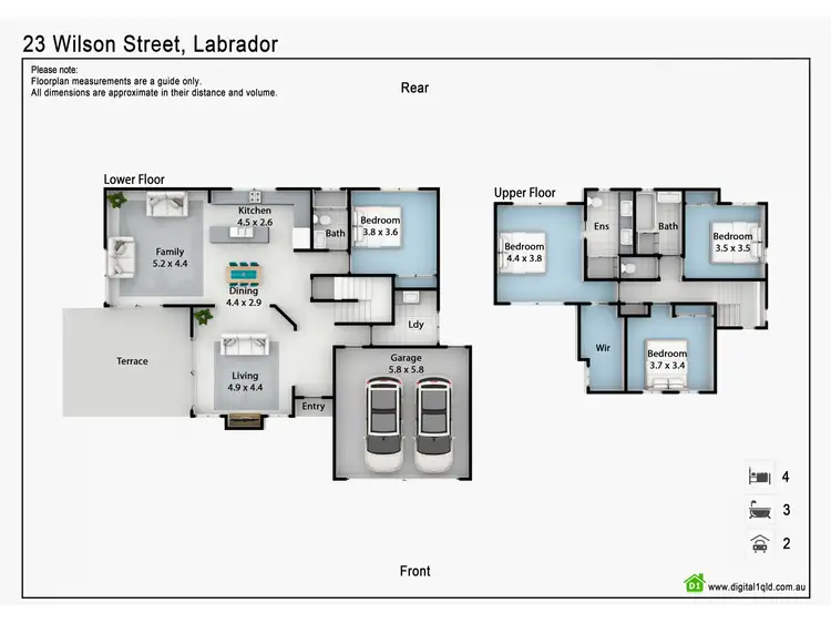 Floorplan of Homely house listing, 23 Wilson Street, Labrador QLD 4215