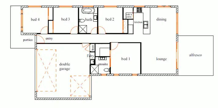 Floorplan of Homely house listing, 10 (Lot 56) Chester Crescent, Andergrove QLD 4740