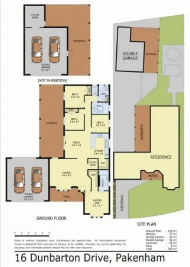 Floorplan of Homely house listing, 16 Dunbarton Drive, Pakenham VIC 3810
