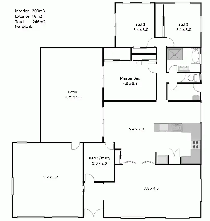 Floorplan of Homely house listing, 8 Bandicoot Crescent, Doolandella QLD 4077