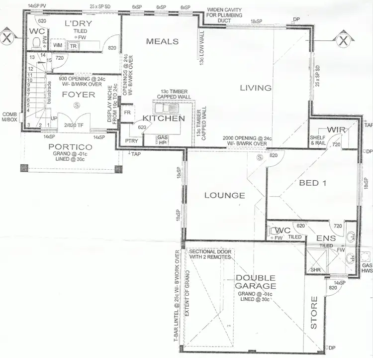 Floorplan of Homely house listing, 14A DOUGLAS AVE, Yokine WA 6060