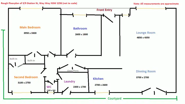 Floorplan of Homely villa listing, 3/9 Station Street, Woy Woy NSW 2256