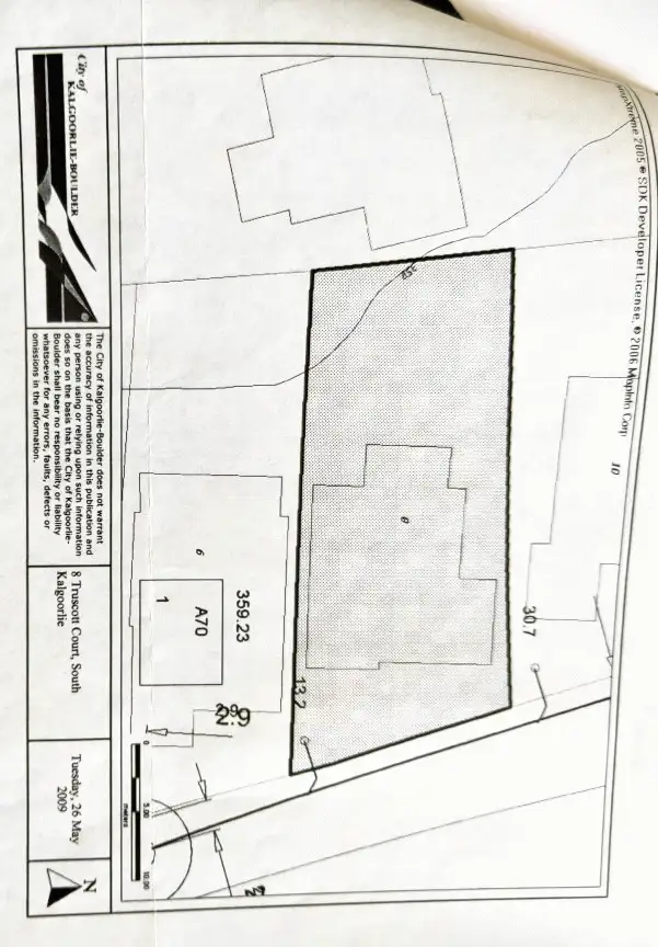 Floorplan of Homely house listing, 8 Truscott Court, South Kalgoorlie WA 6430
