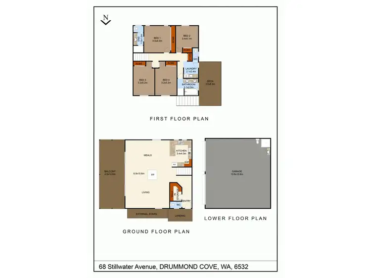 Floorplan of Homely house listing, 68 Stillwater Avenue, Drummond Cove WA 6532