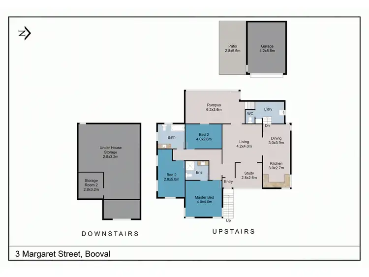 Floorplan of Homely house listing, 3 Margaret Street, Booval QLD 4304
