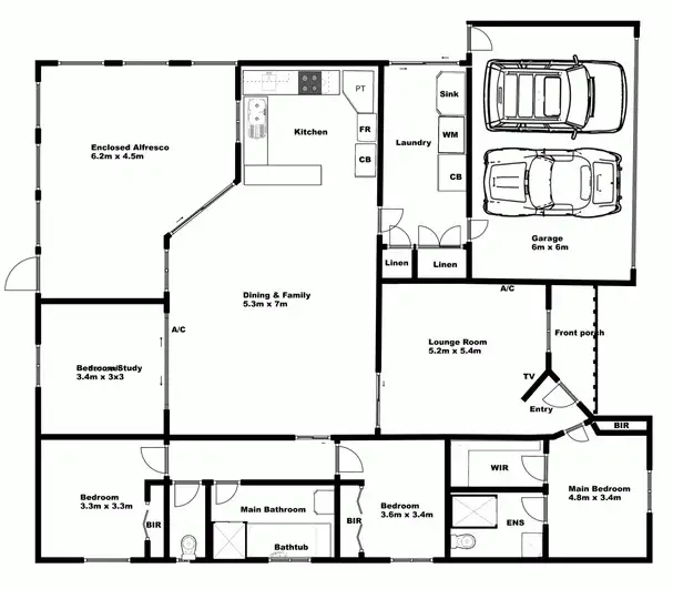 Floorplan of Homely house listing, 18 Fenwick Fairway, Bannockburn VIC 3331