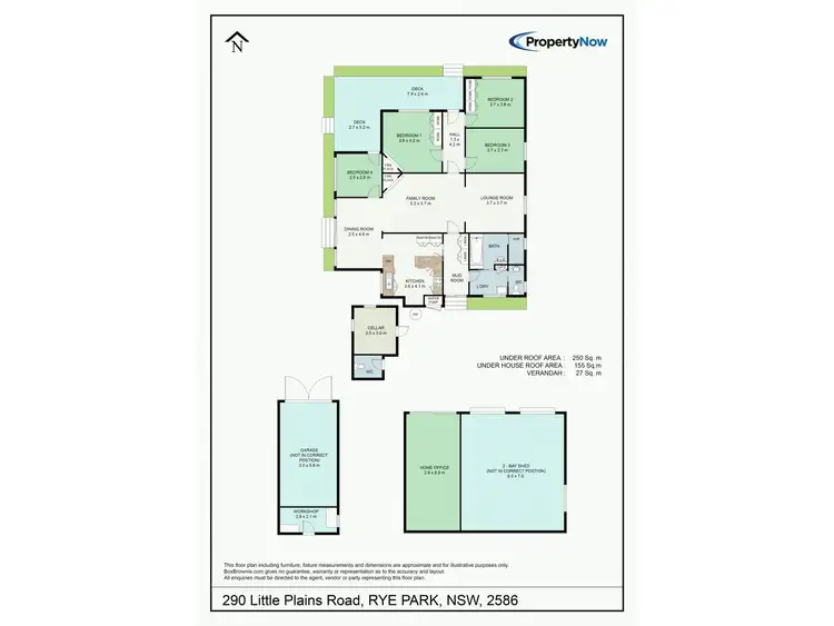 Floorplan of Homely house listing, 290 Little Plains Road, Rye Park NSW 2586