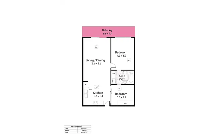 Floorplan of Homely apartment listing, Address available on request