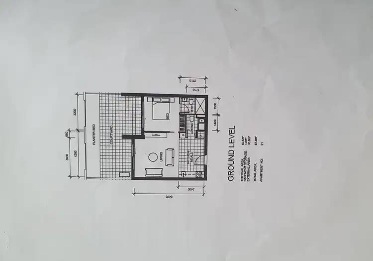 Floorplan of Homely apartment listing, UNIT 21/297 FLEMINGTON ROAD, Franklin ACT 2913