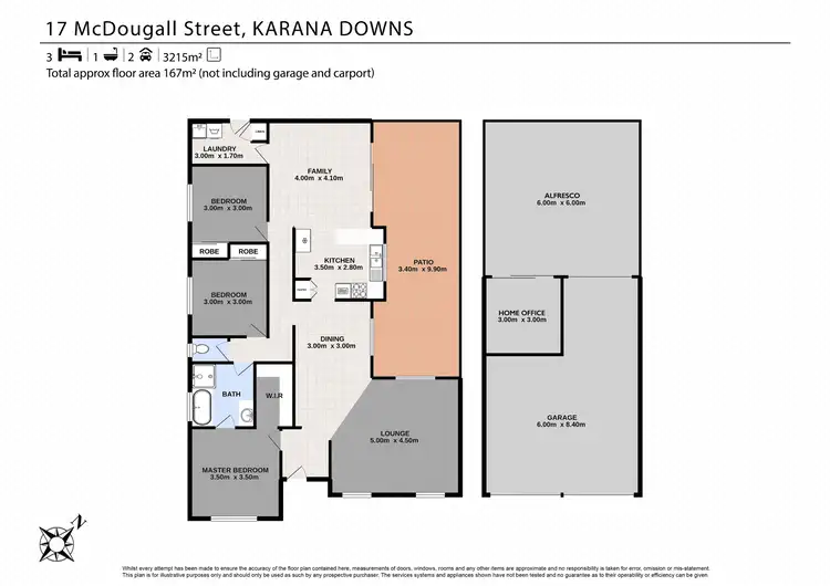 Floorplan of Homely house listing, 17 MCDOUGALL STREET, Karana Downs QLD 4306