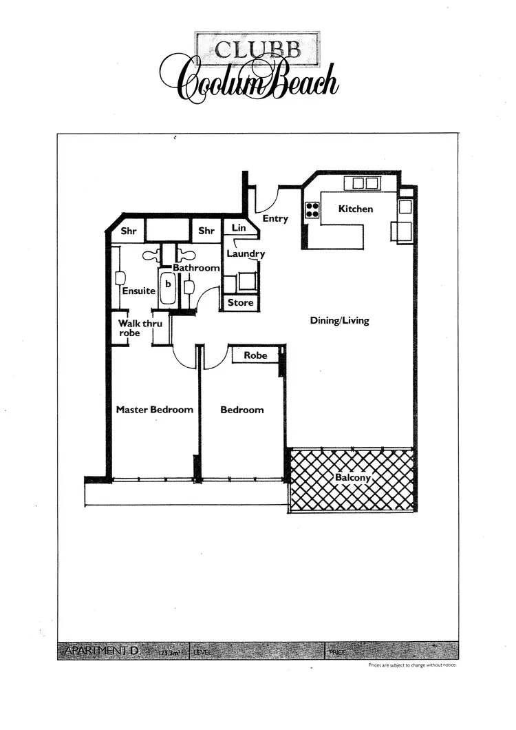 Floorplan of Homely apartment listing, 1740 DAVID LOW WAY, Coolum Beach QLD 4573
