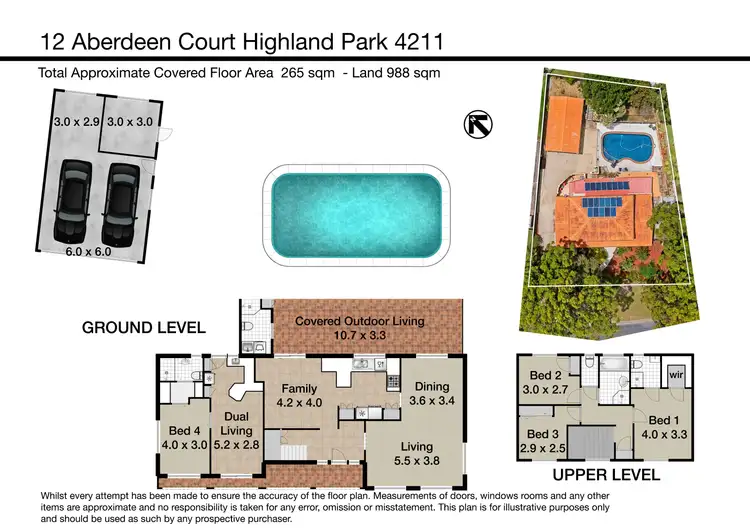 Floorplan of Homely house listing, 12 ABERDEEN COURT, Highland Park QLD 4211