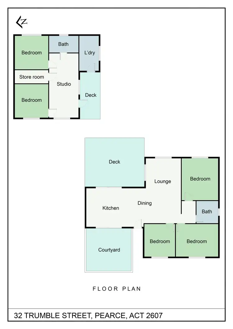 Floorplan of Homely house listing, 32 TRUMBLE STREET, Pearce ACT 2607