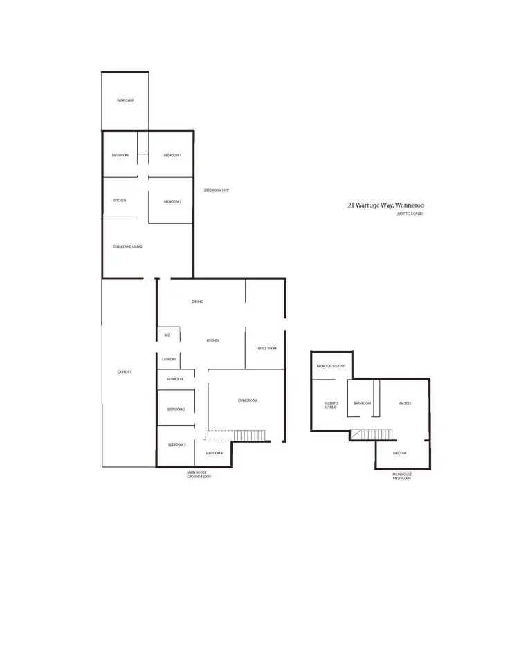 Floorplan of Homely house listing, 21 WARRUGA WAY, Wanneroo WA 6065