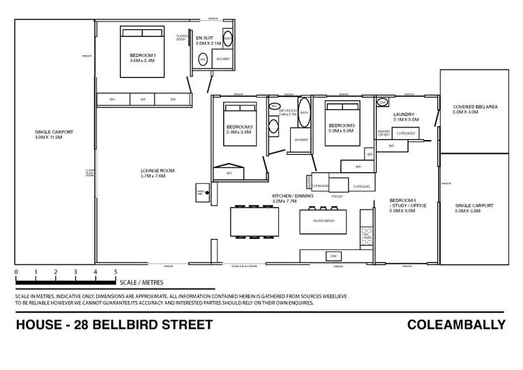 Floorplan of Homely block of units listing, 28 BELLBIRD STREET, Coleambally NSW 2707
