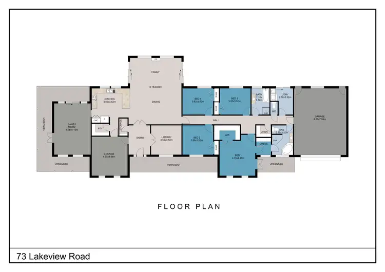 Floorplan of Homely rural property listing, 73 LAKEVIEW ROAD, Tarago NSW 2580