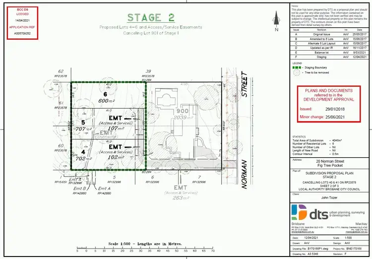 Floorplan of Homely land listing, 20 Norman Street, Fig Tree Pocket QLD 4069