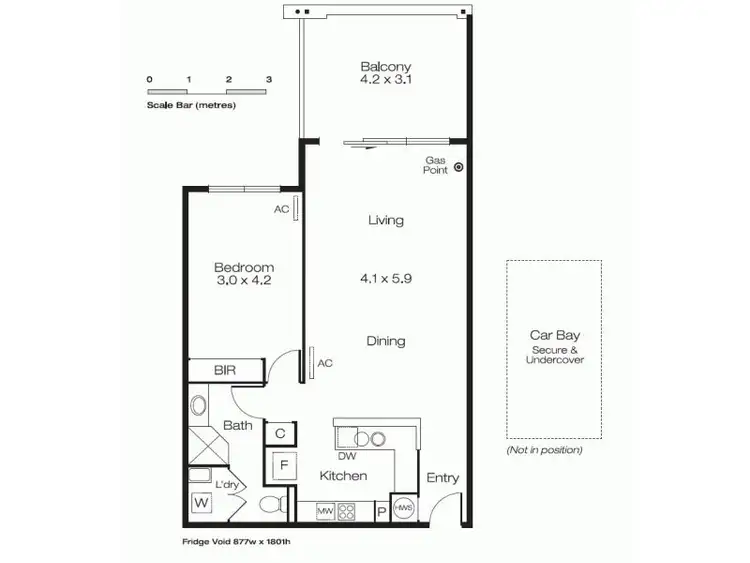 Floorplan of Homely apartment listing, 39/2 Wexford Street, Subiaco WA 6008