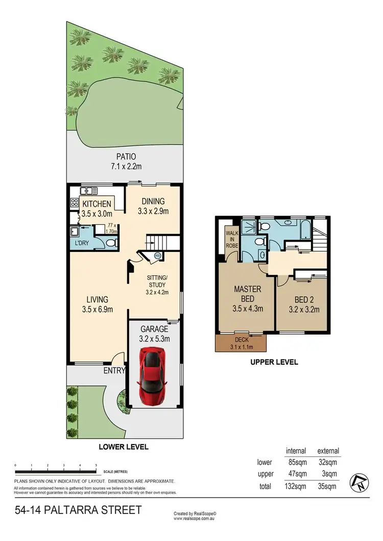 Floorplan of Homely townhouse listing, UNIT 54/14 PALTARRA STREET, The Gap QLD 4061