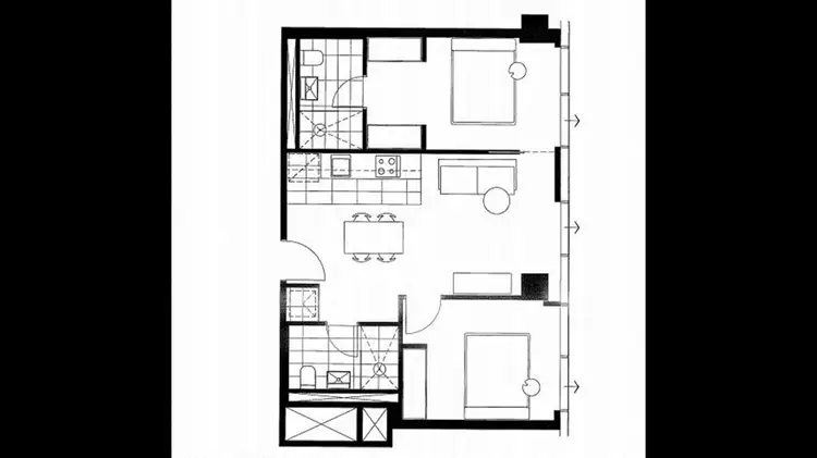 Floorplan of Homely unit listing, UNIT 6304/568 COLLINS STREET, Melbourne VIC 3000