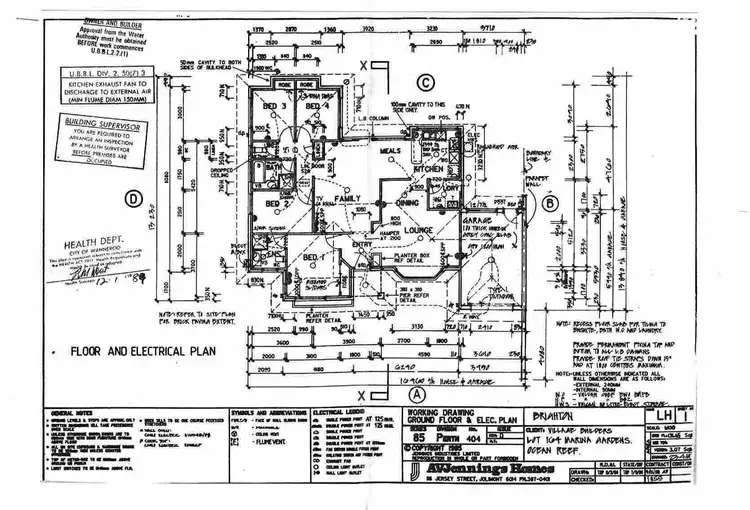 Floorplan of Homely house listing, 8 VILLAGE WALK, Ocean Reef WA 6027