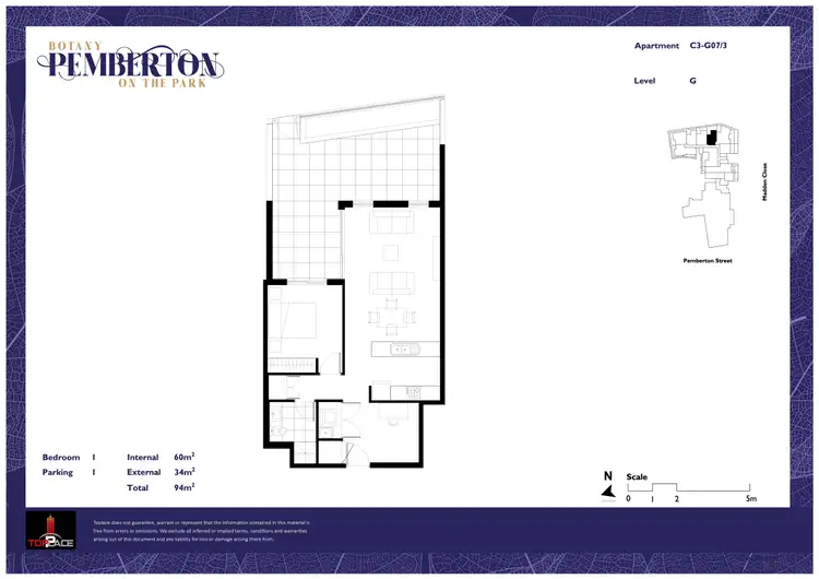 Floorplan of Homely unit listing, UNIT 1/3 MADDEN CLOSE, Botany NSW 2019