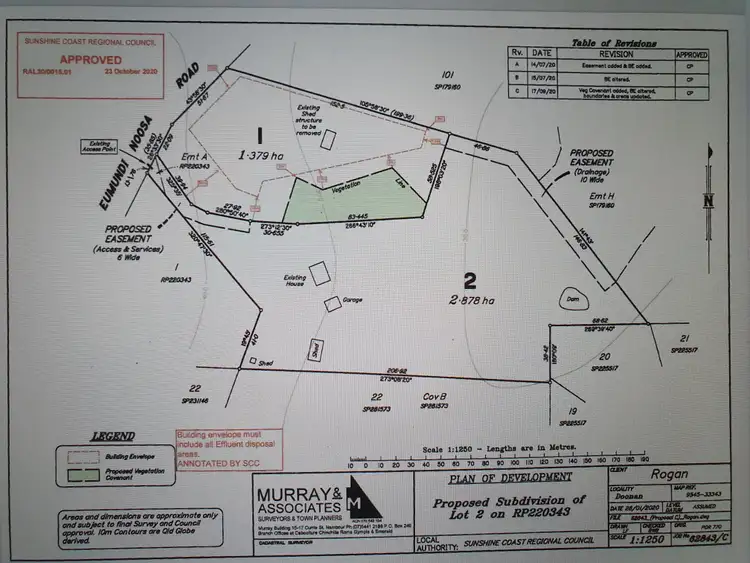 Floorplan of Homely land listing, 905 EUMUNDI NOOSA ROAD, Doonan QLD 4562