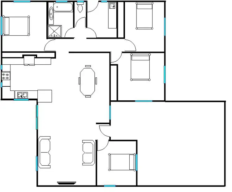 Floorplan of Homely house listing, 46 BRAESIDE ROAD, Emerald QLD 4720