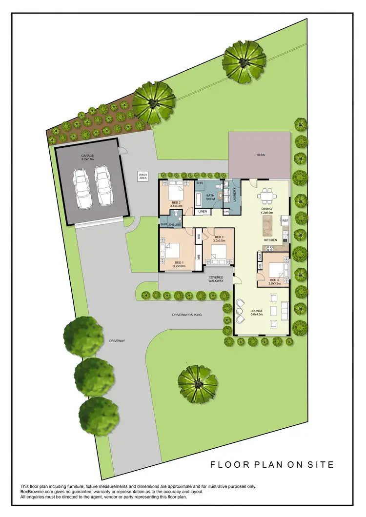 Floorplan of Homely house listing, 8 MELODY COURT, Mooroolbark VIC 3138