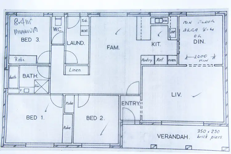 Floorplan of Homely house listing, 56 CHAUNCY CRESCENT, Richardson ACT 2905