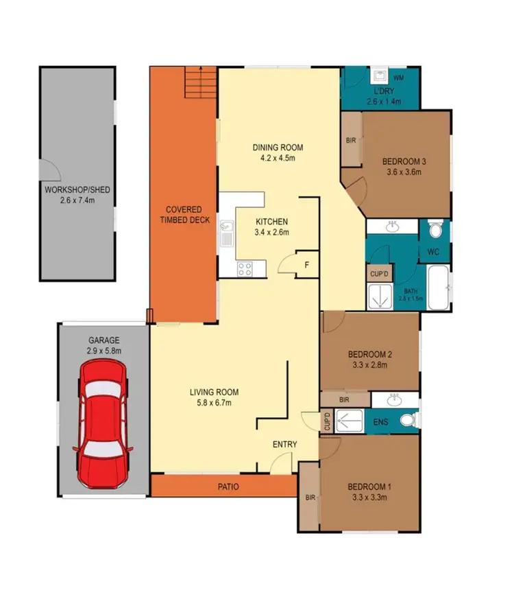 Floorplan of Homely house listing, 167 MANOA ROAD, Halekulani NSW 2262