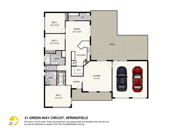 Floorplan of Homely house listing, 21 GREENWAY CIRCUIT, Springfield QLD 4300